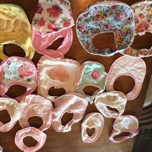Bibs and handmade burp cloths